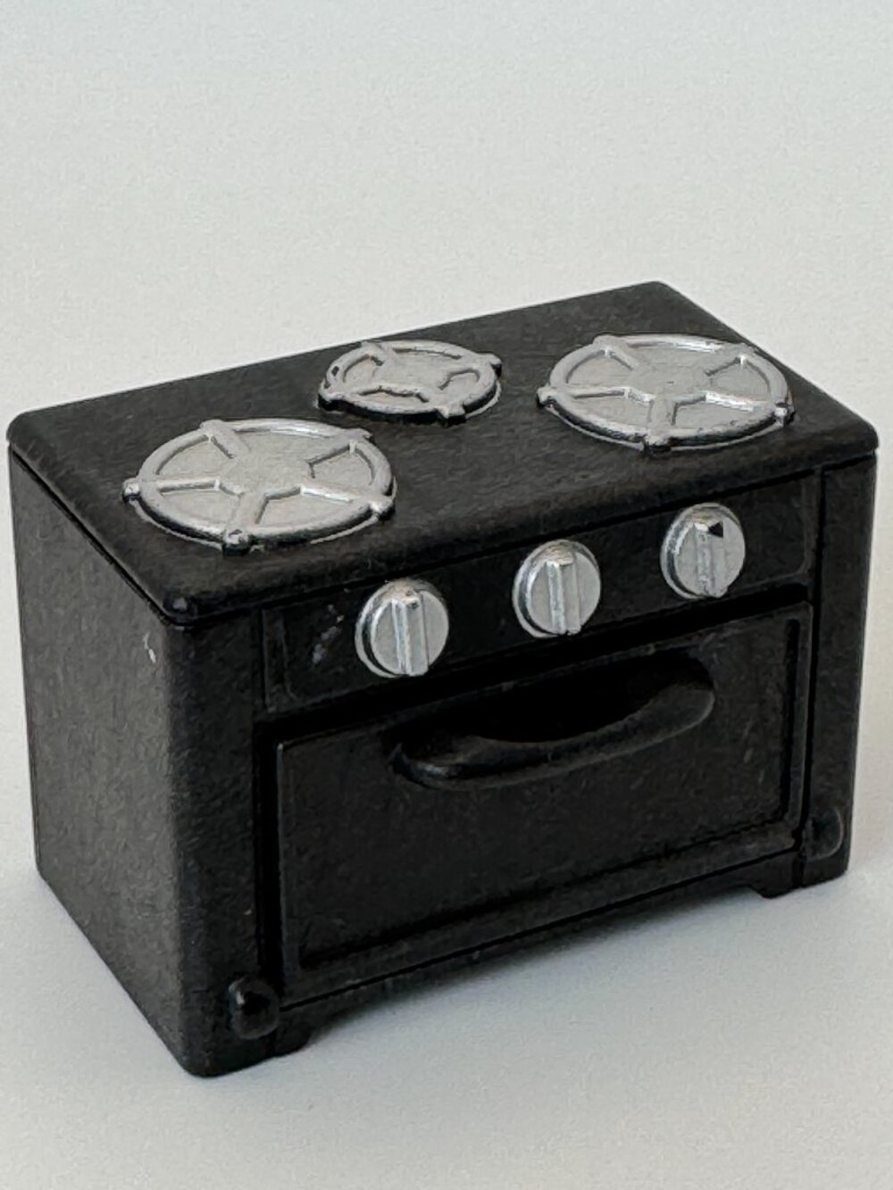 Sylvanian Families Calico Critters OVEN STOVE Range Black Silver Epoch